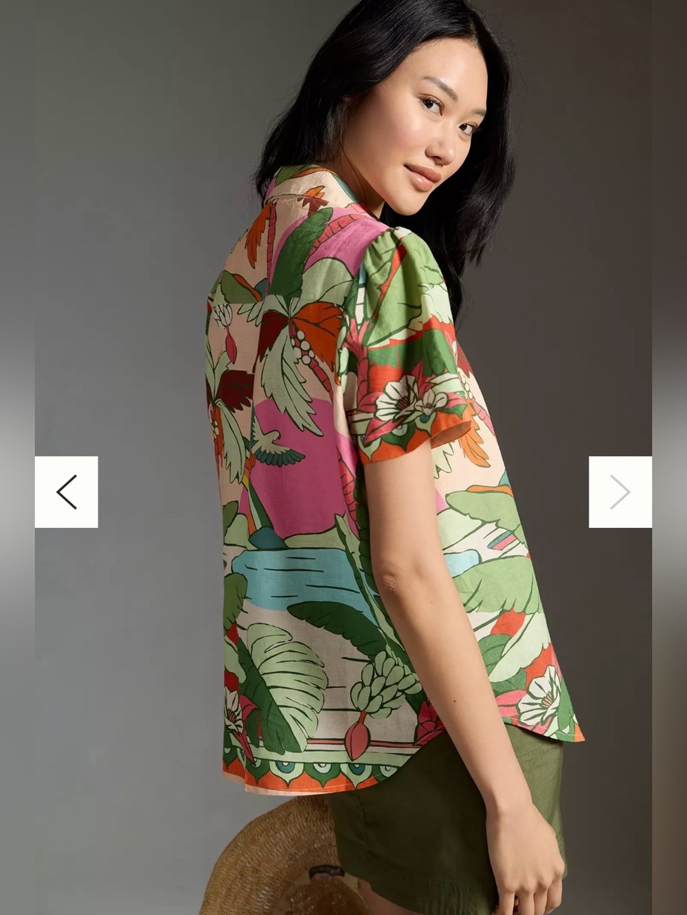 NWT Farm Rio Surf Buttondown